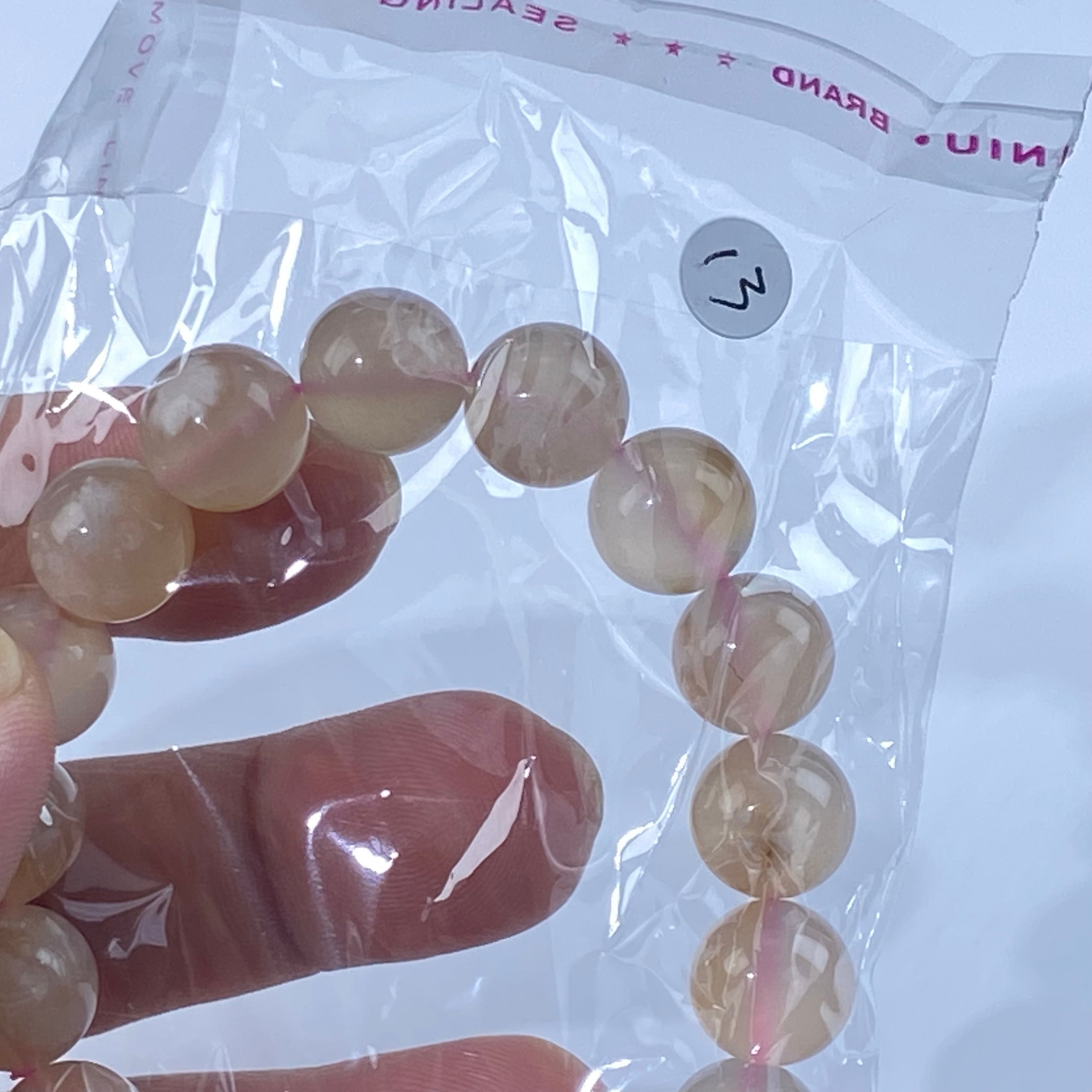 果凍櫻花瑪腦手串