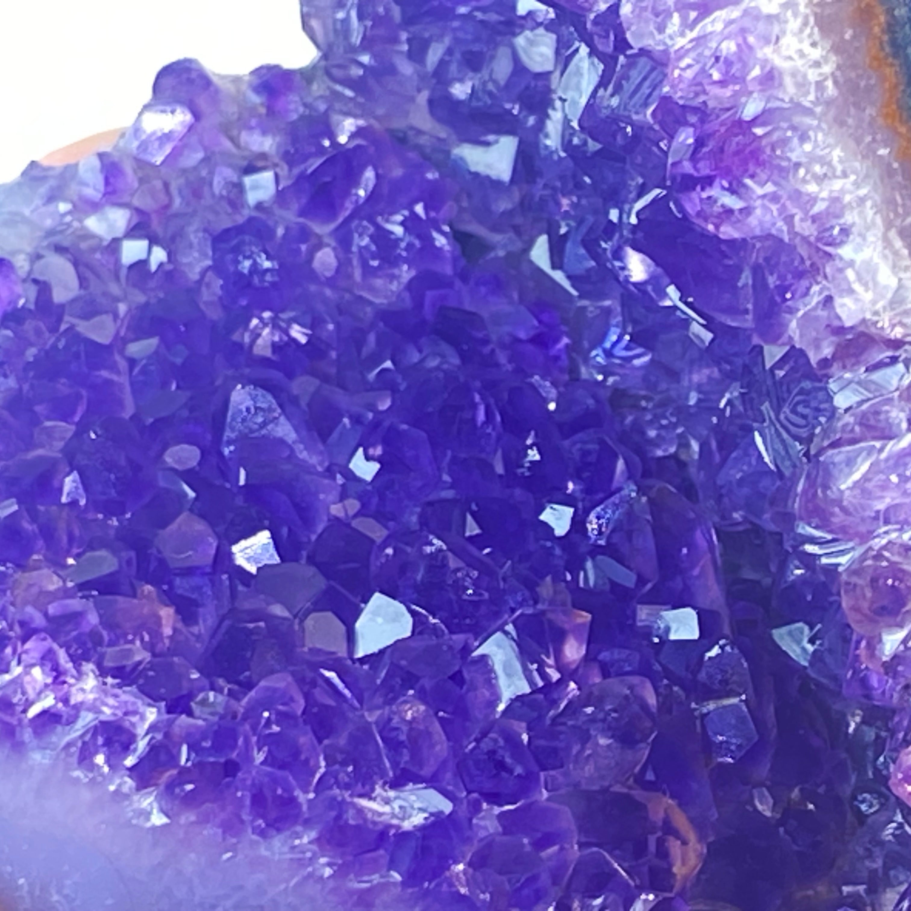 開口笑紫晶球