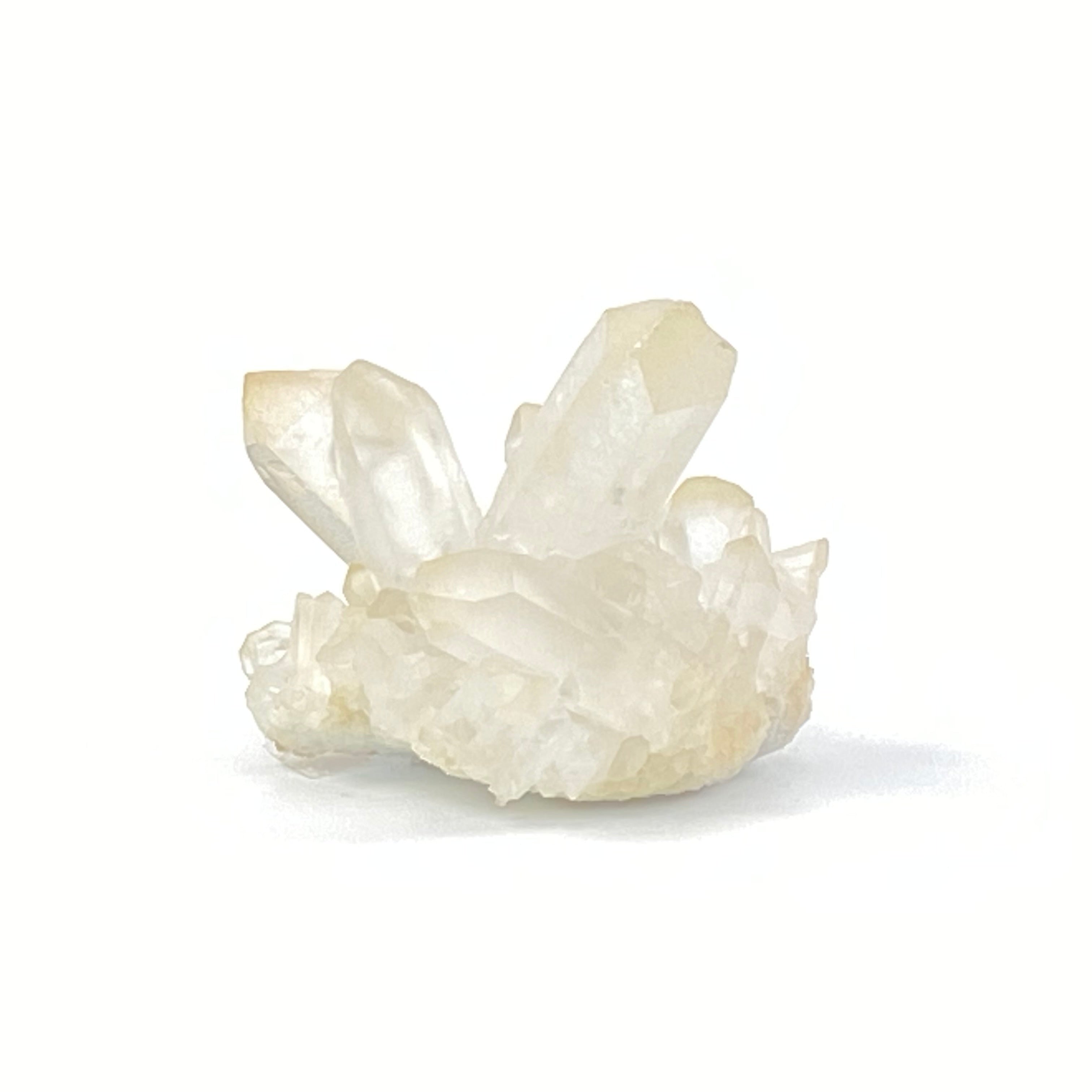 馬達加斯加白晶簇 (透明白色水晶 / 帶紅或黃泥)