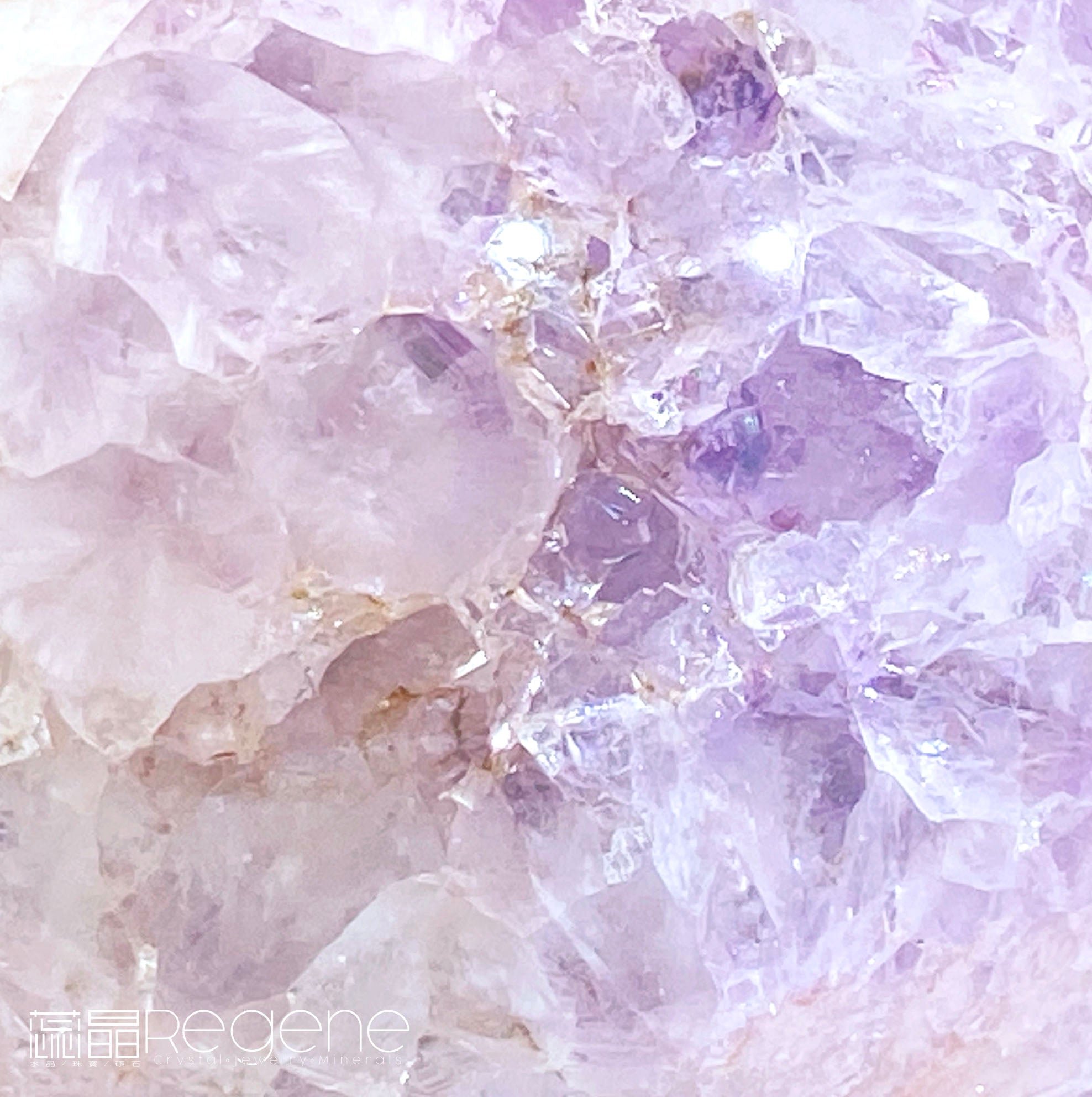 紫櫻花晶洞瑪瑙球