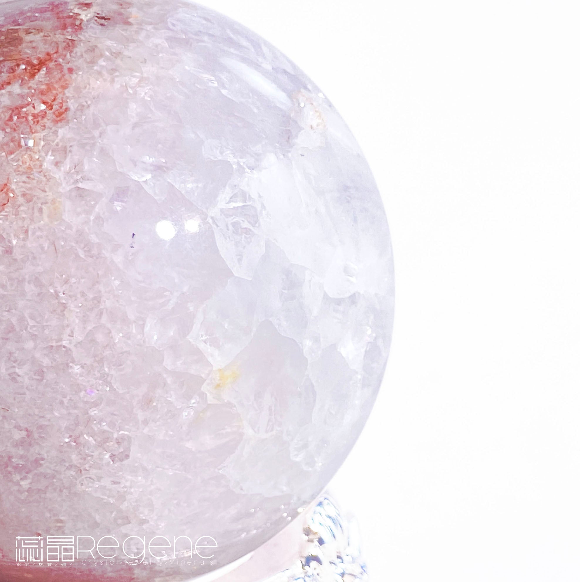 紫櫻花晶洞瑪瑙球