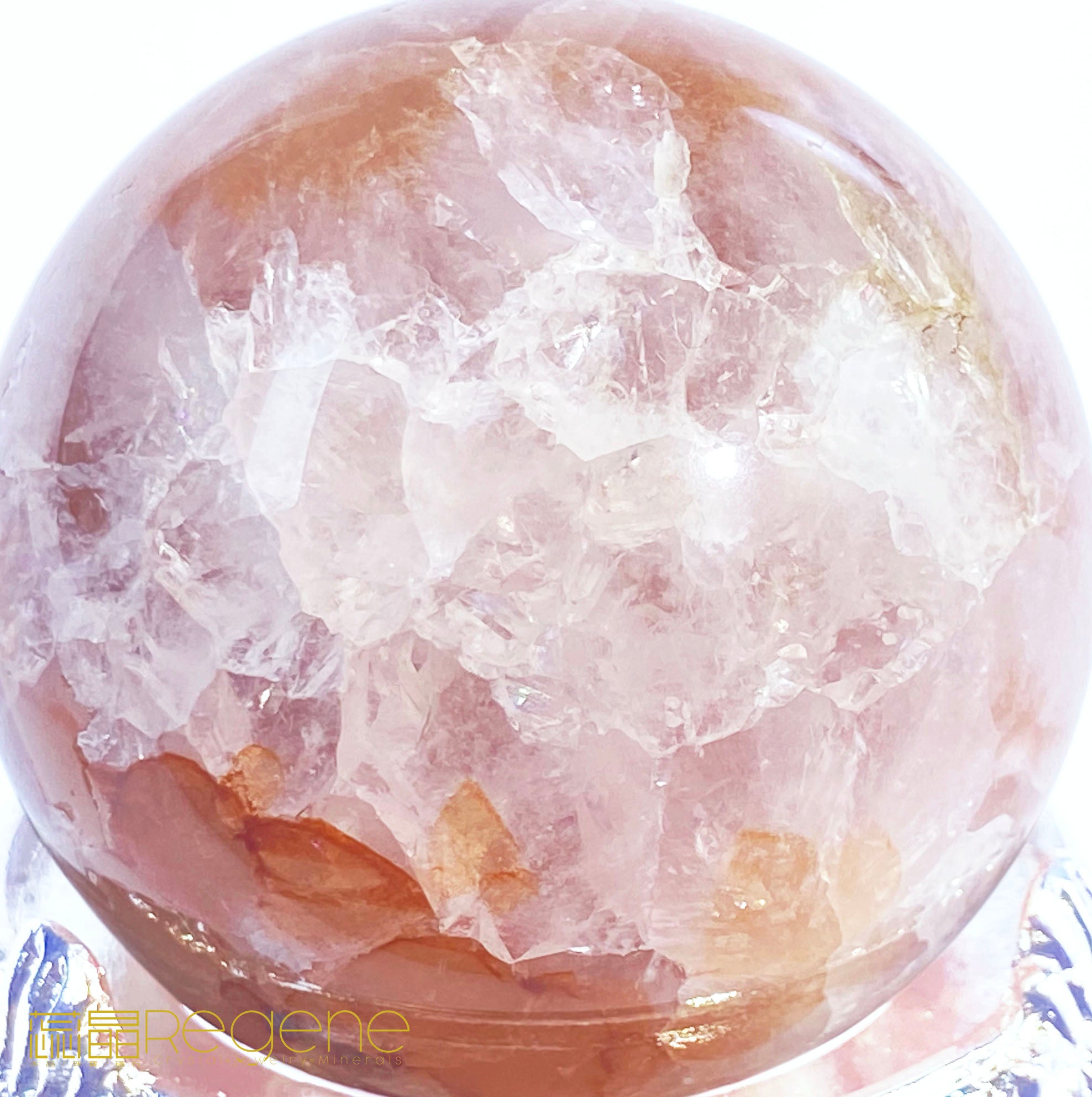 紫櫻花晶洞瑪瑙球