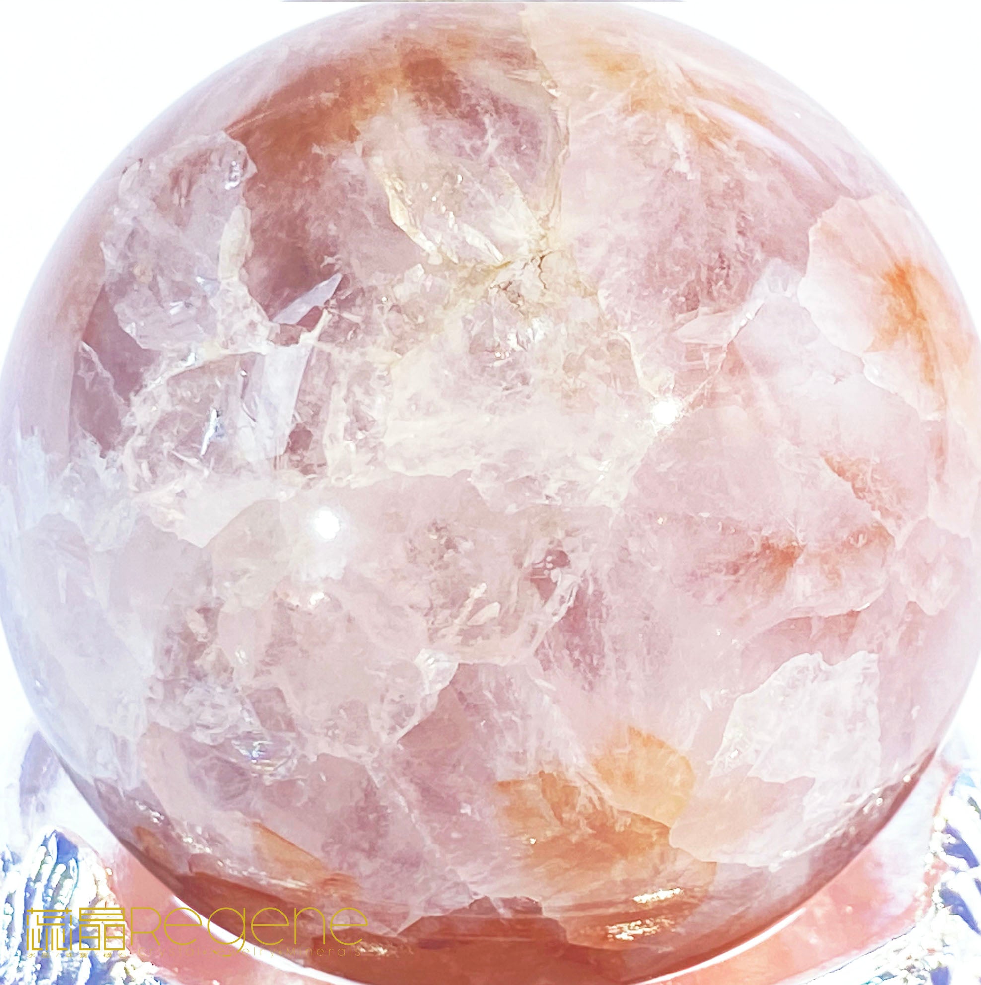 紫櫻花晶洞瑪瑙球