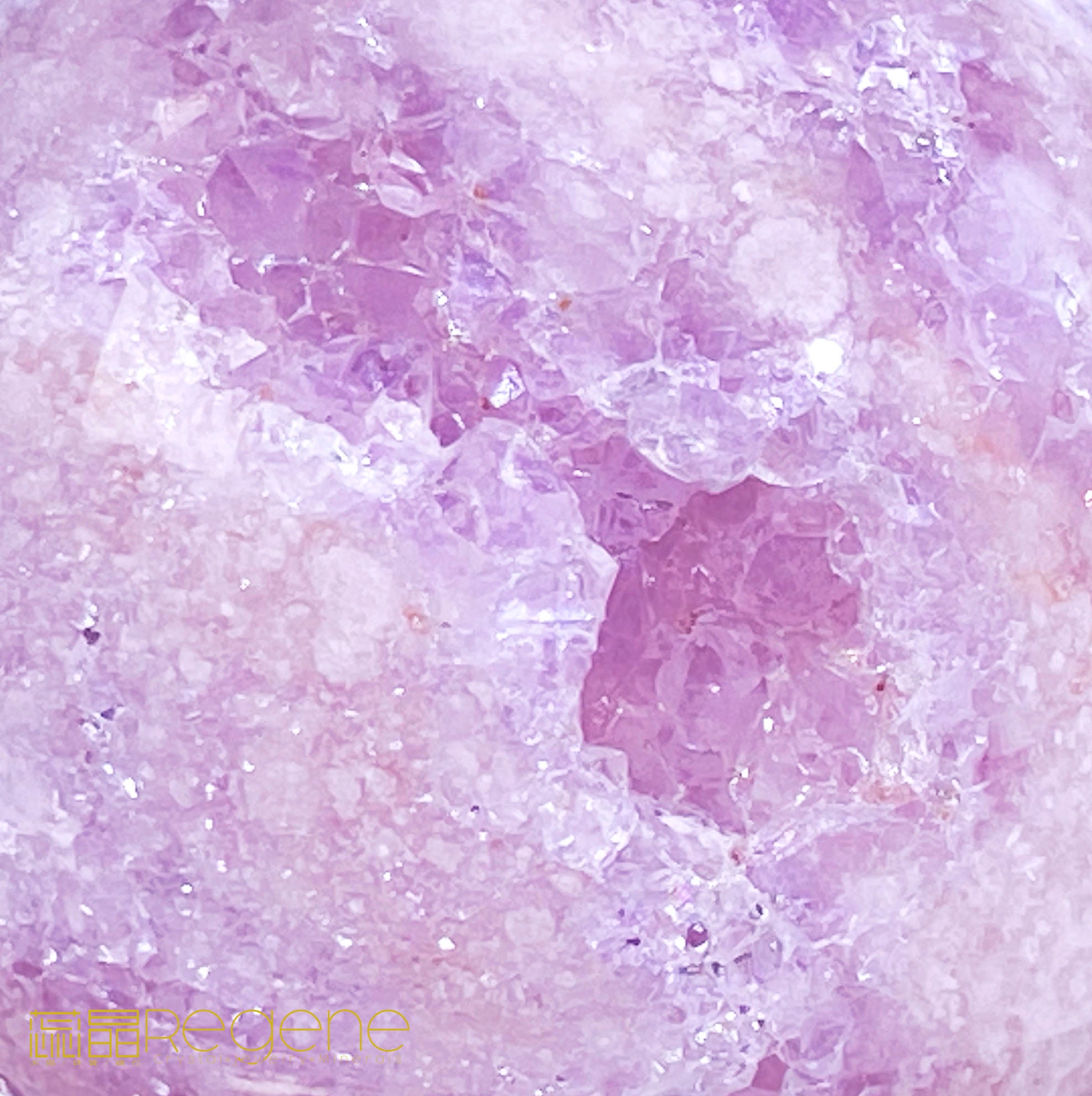 紫櫻花晶洞瑪瑙球