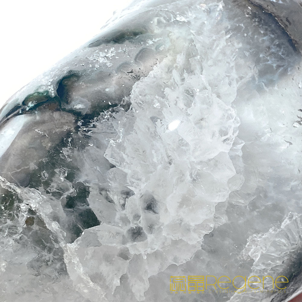 天然金黃瑪瑙包邊紫晶簇錢袋子