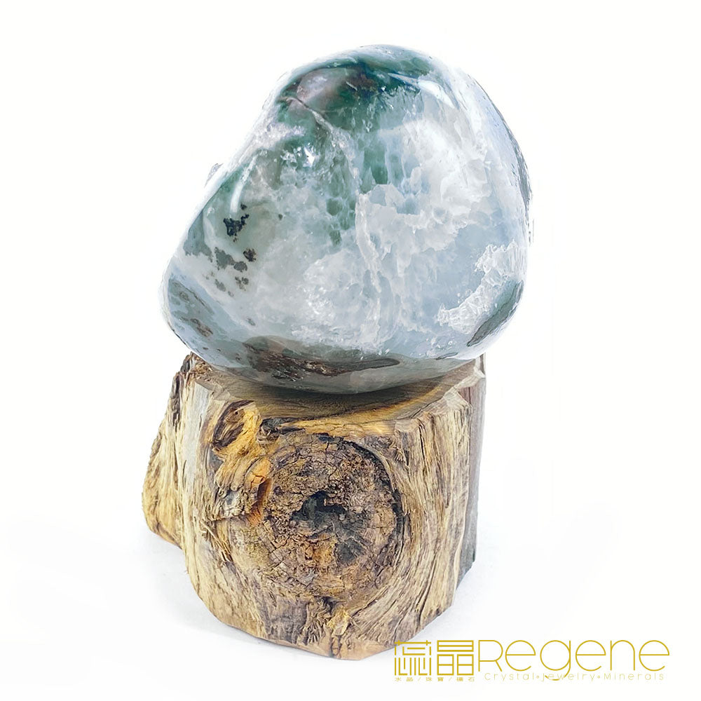 天然金黃瑪瑙包邊紫晶簇錢袋子