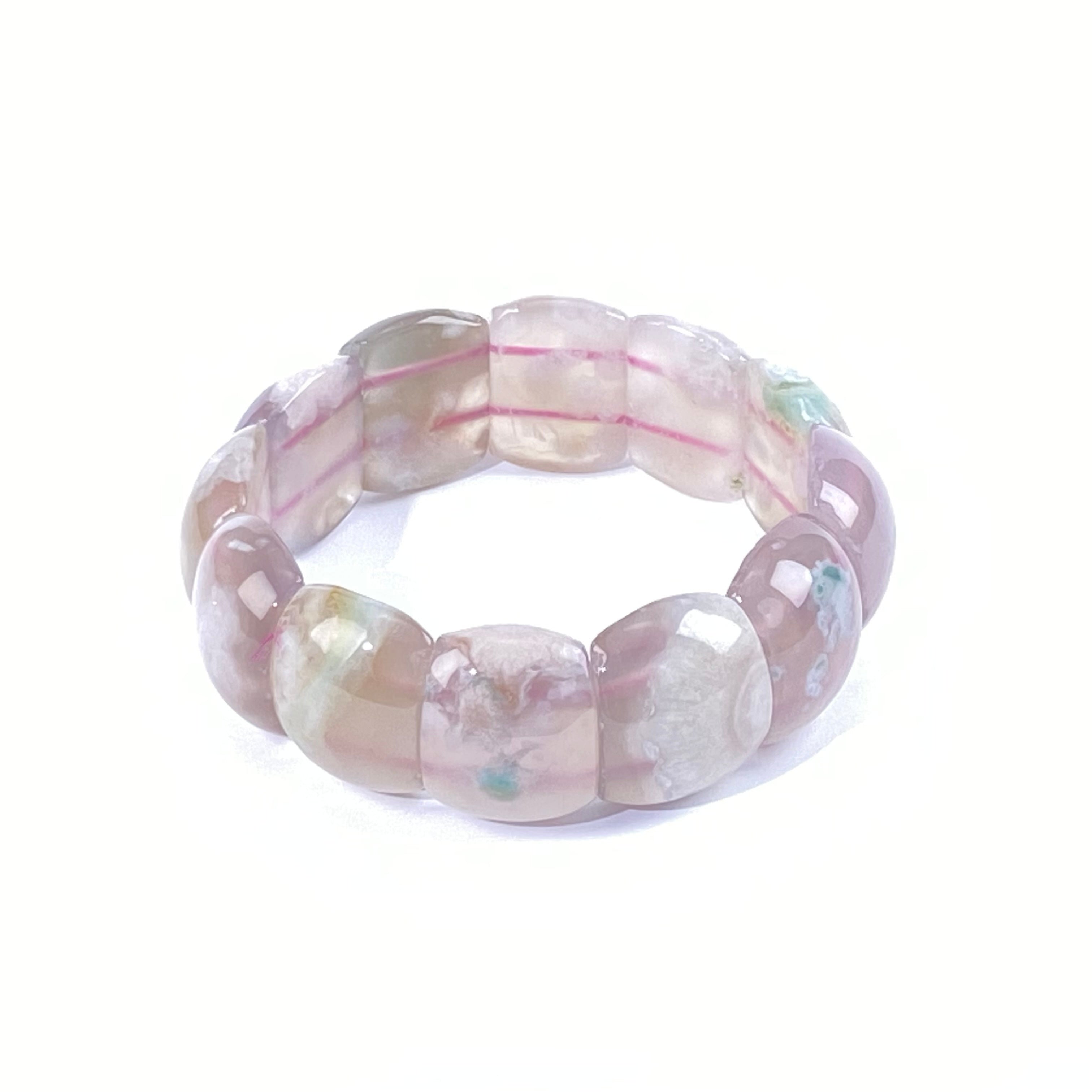 果凍櫻花瑪腦手排