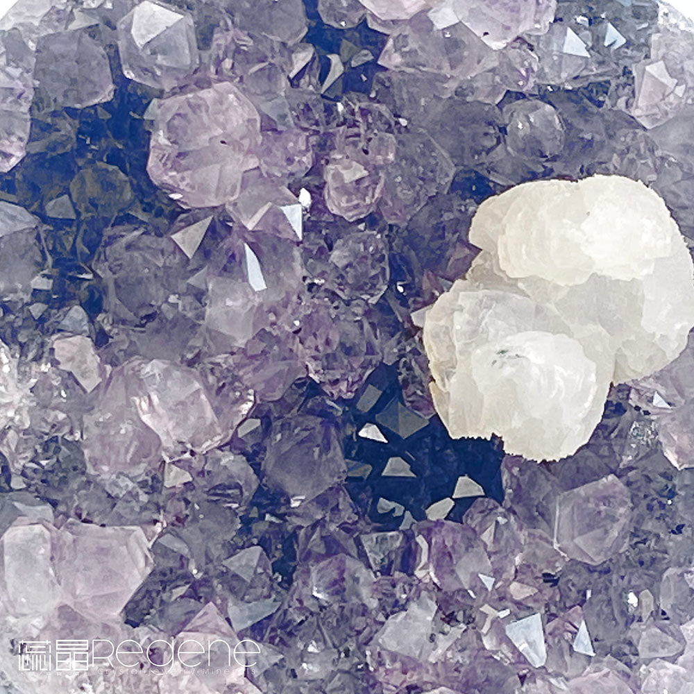 烏拉圭星鑽彩晶方解石瑪瑙球