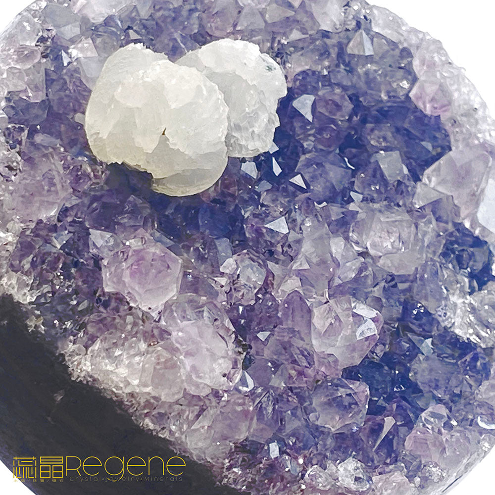 烏拉圭星鑽彩晶方解石瑪瑙球