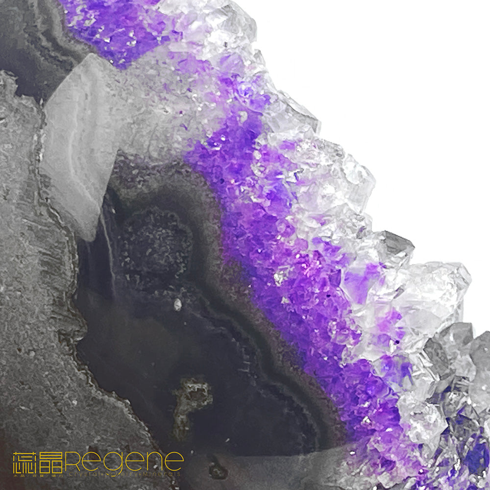 烏拉圭星鑽小方解石彩晶球