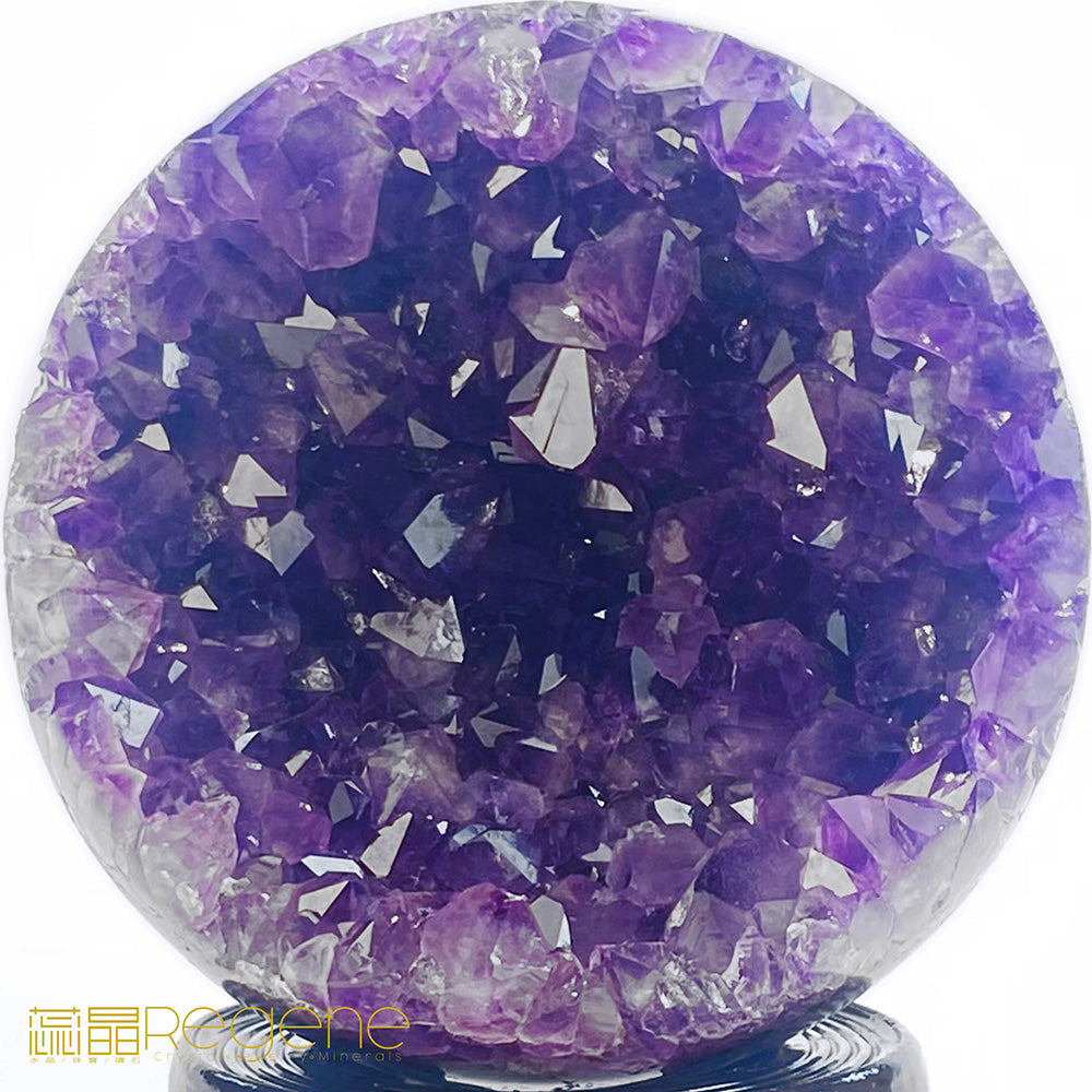 烏拉圭星鑽紫晶球