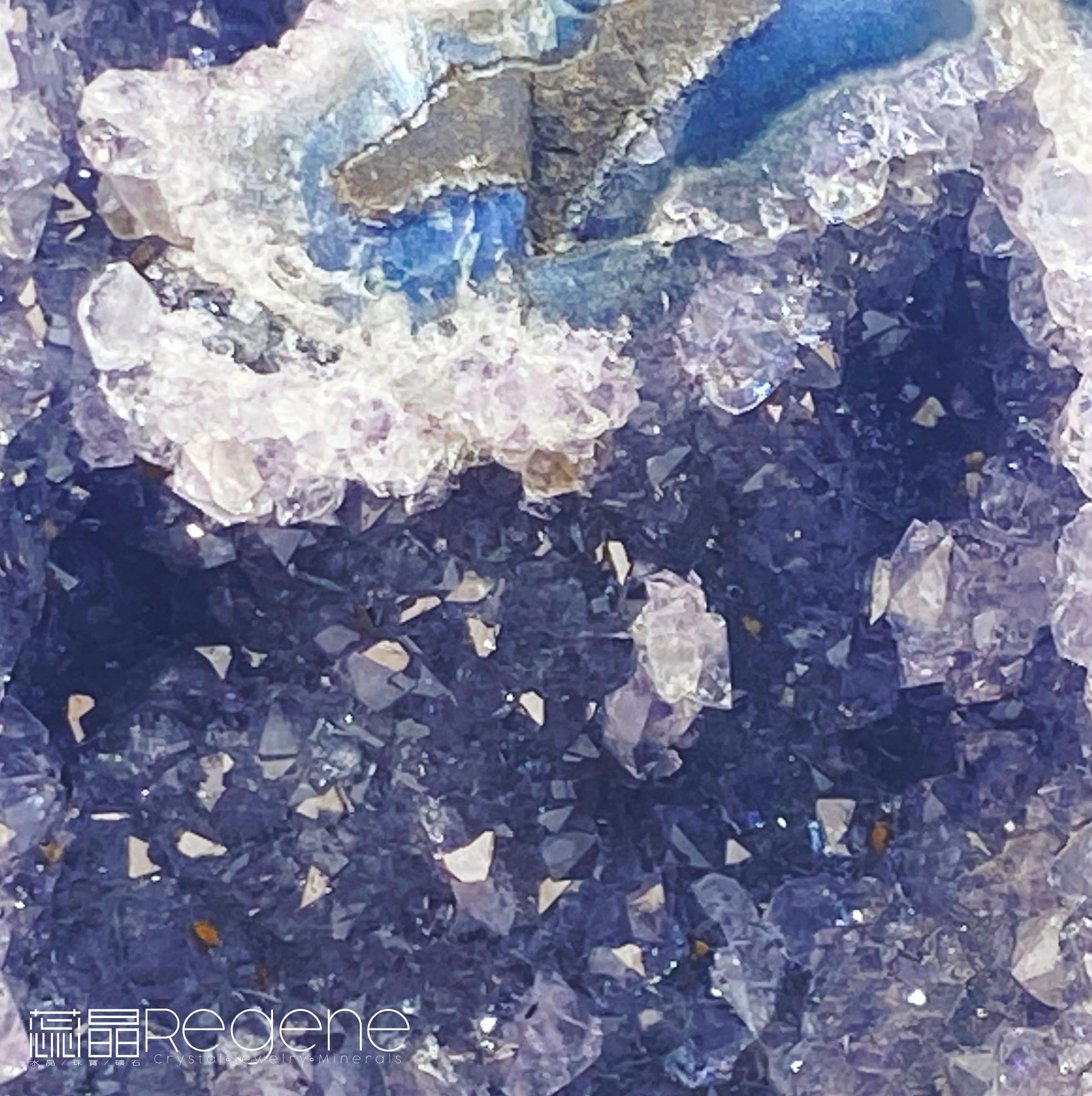 星鑽方解石彩晶鎮