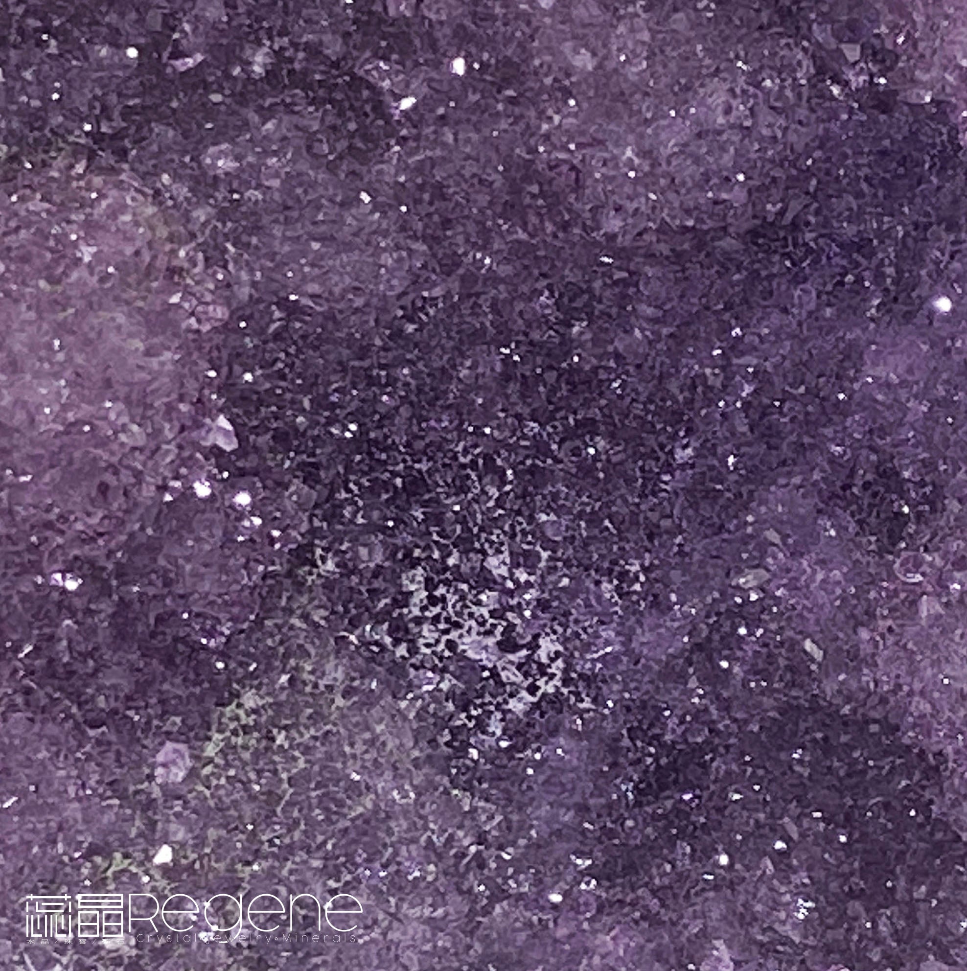 星鑽彩晶簇 軟糖晶鎮 閃亮粉紫晶鎮