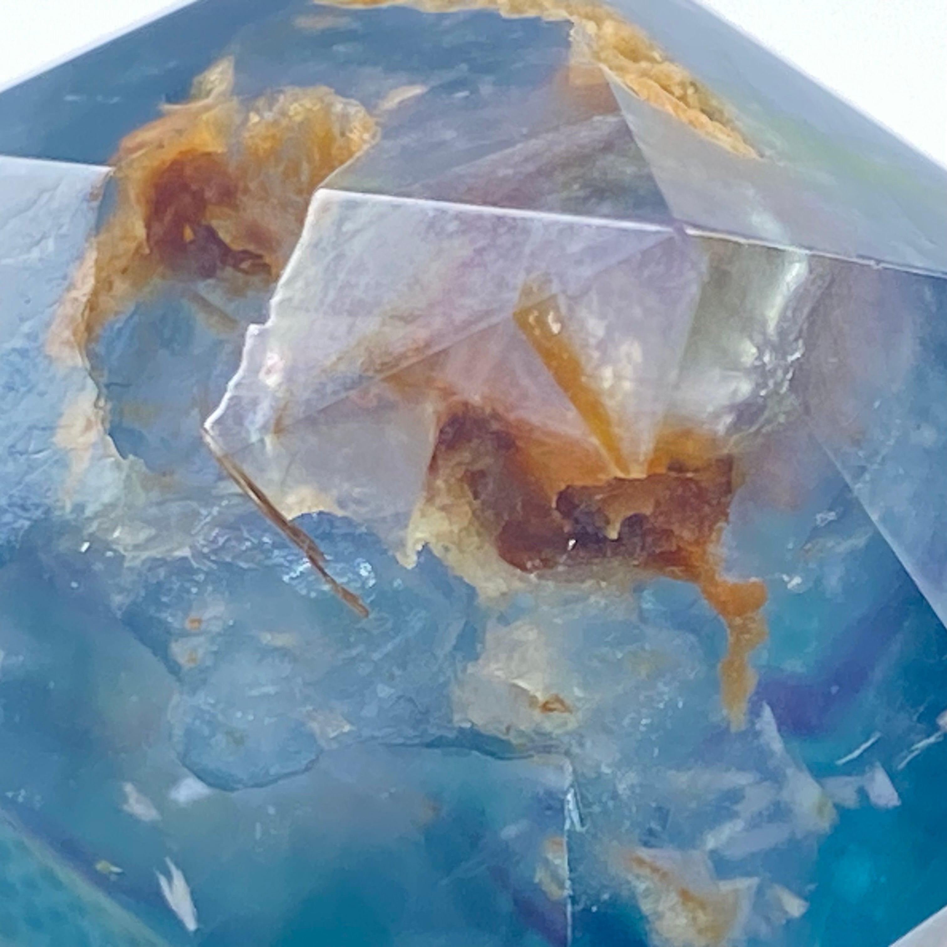 紫綠羽毛螢石柱 | 冥想淨化、靈修療癒