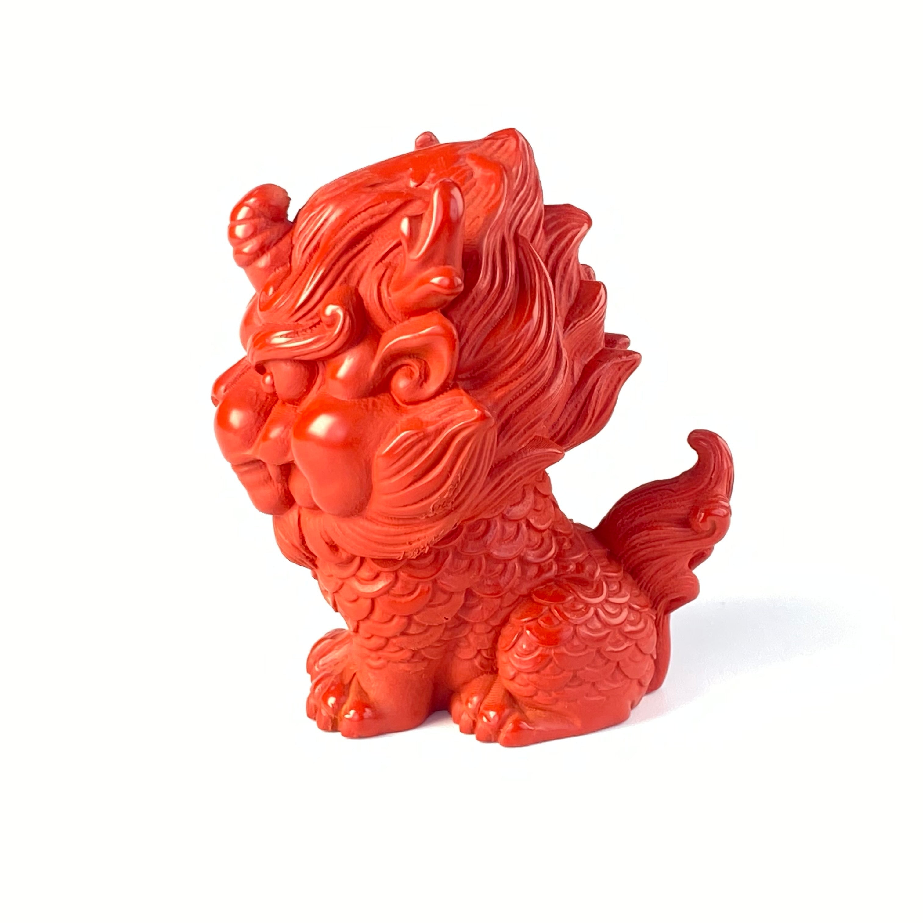 富貴逼人系-Q版招財貔貅擺件 天然原礦朱砂 帝王砂擺飾 / 90%高含量