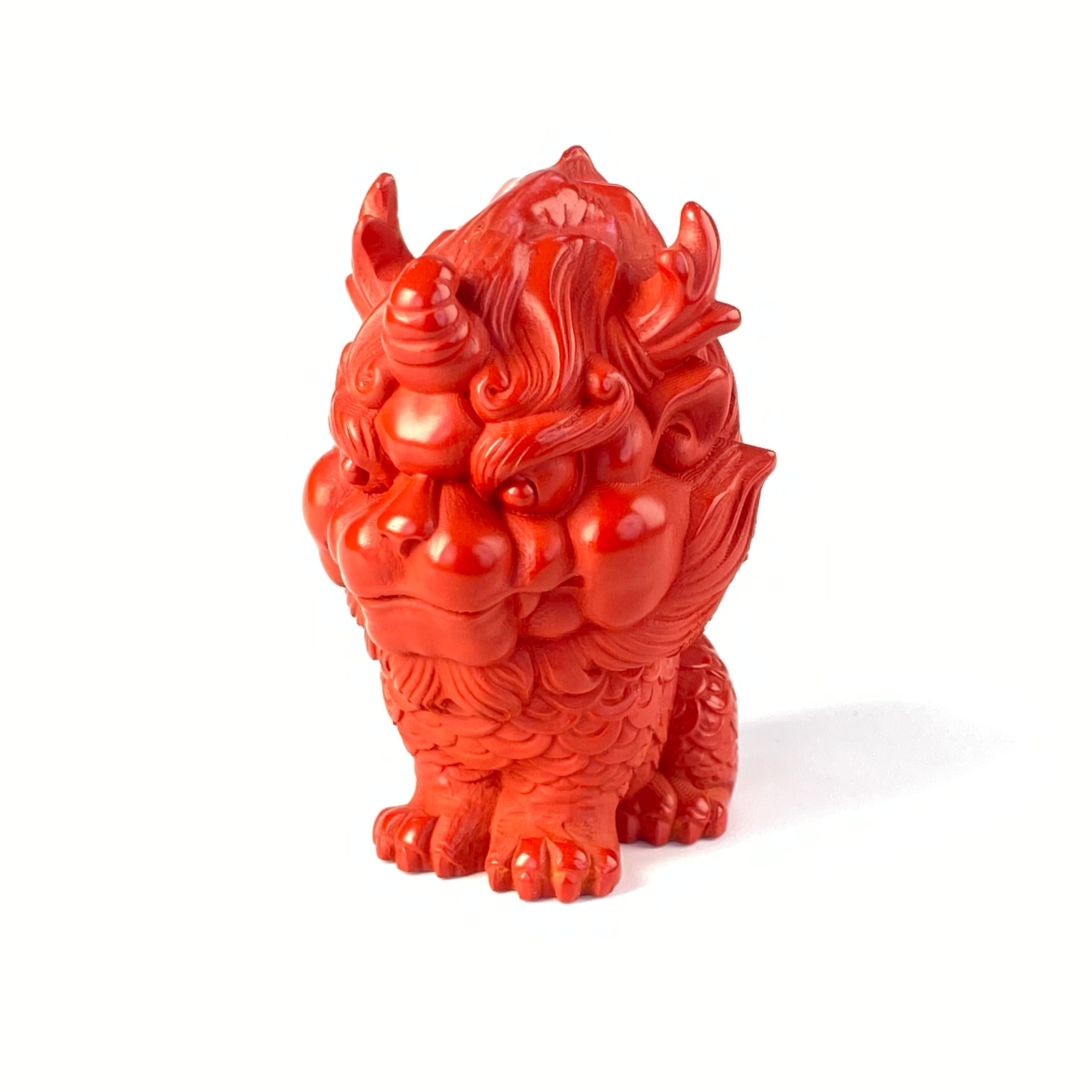 富貴逼人系-Q版招財貔貅擺件 天然原礦朱砂 帝王砂擺飾 / 90%高含量