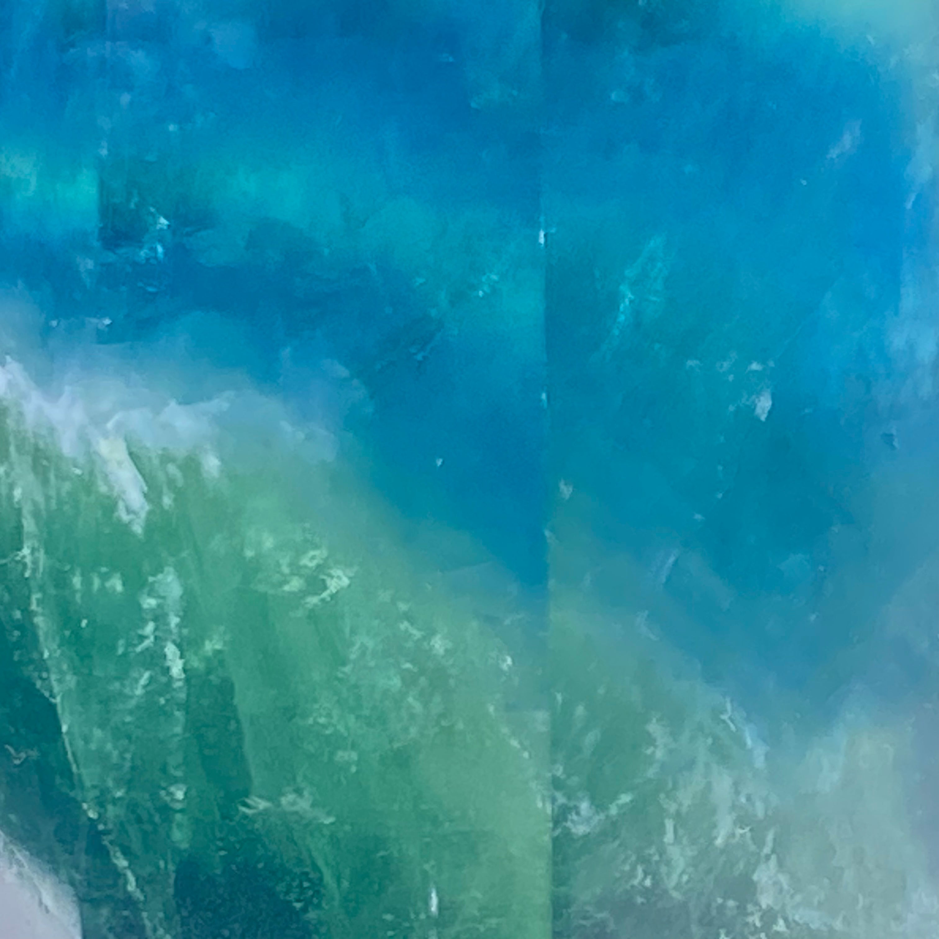 紫綠羽毛螢石柱 | 冥想淨化、靈修療癒