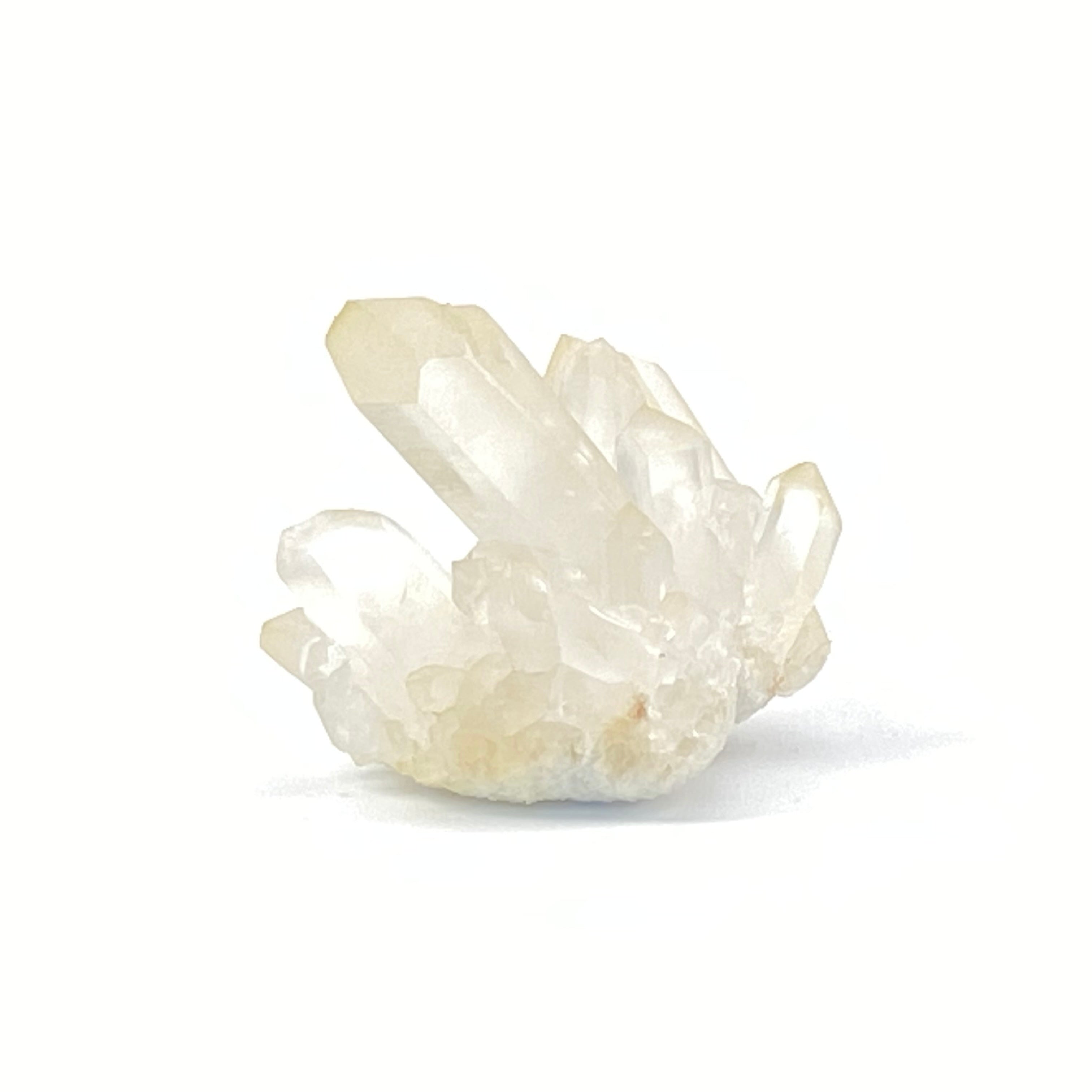 馬達加斯加白晶簇 (透明白色水晶 / 帶紅或黃泥)