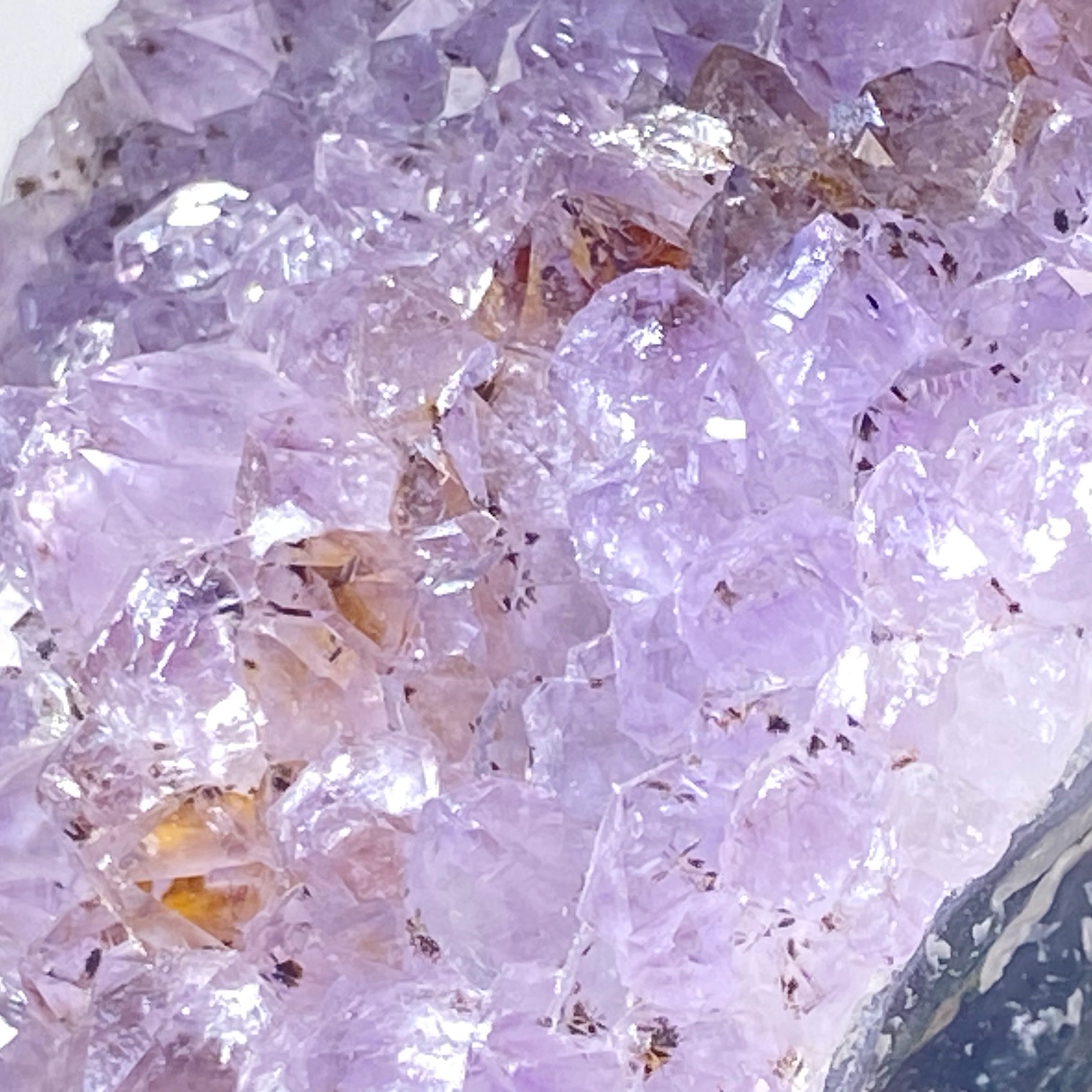 天然巴西薰衣草紫水晶原礦
