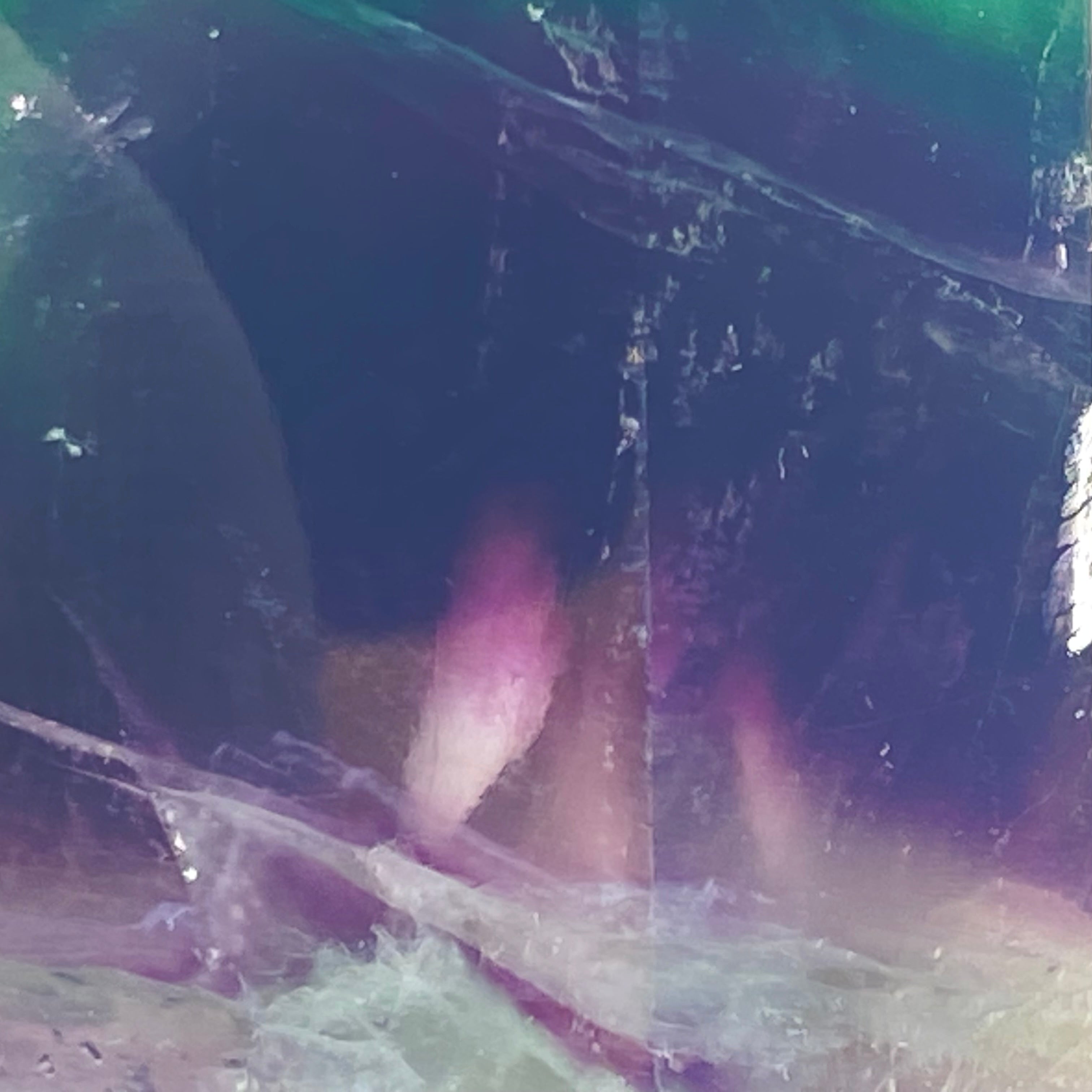 紫綠羽毛螢石柱 | 冥想淨化、靈修療癒