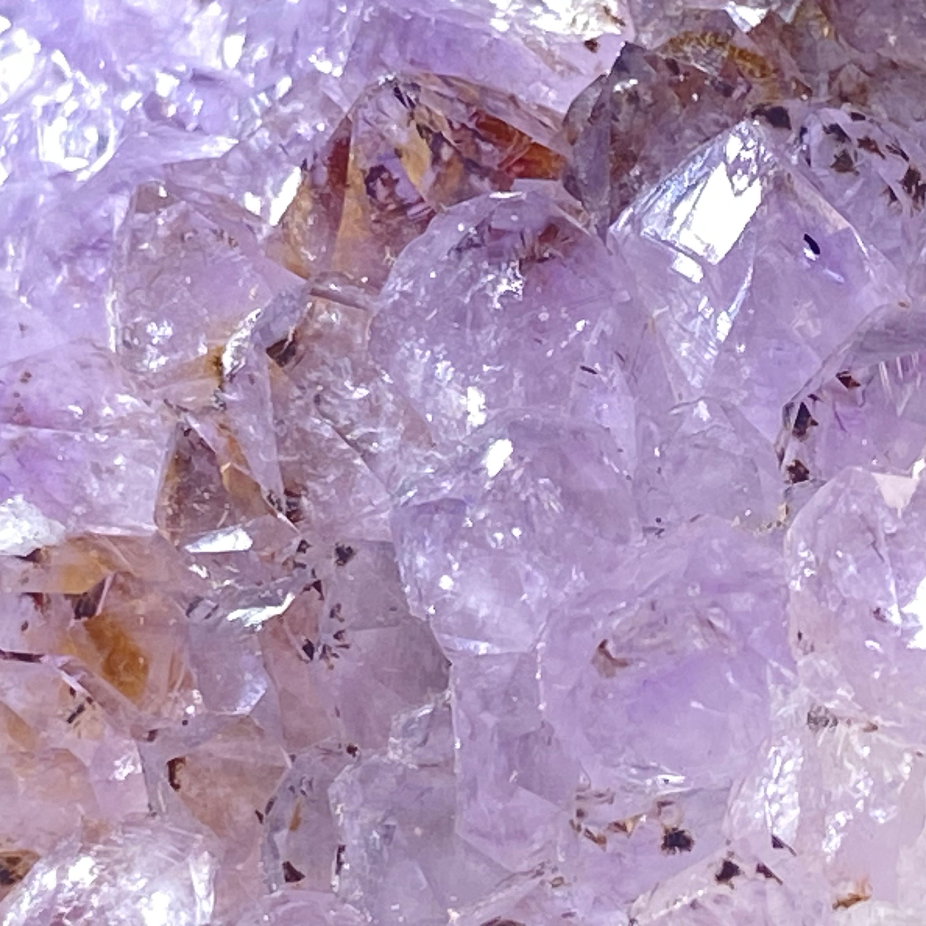 天然巴西薰衣草紫水晶原礦