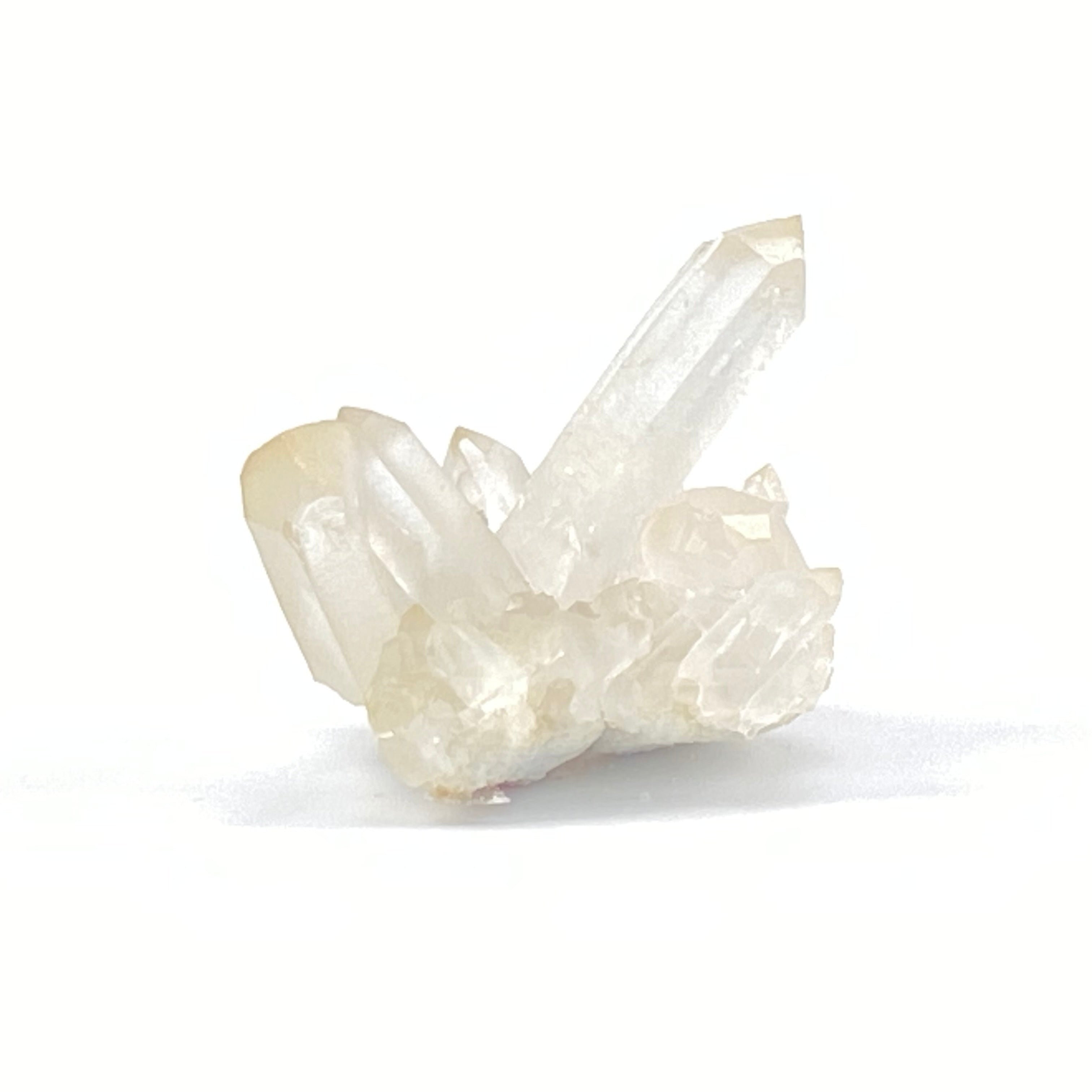 馬達加斯加白晶簇 (透明白色水晶 / 帶紅或黃泥)