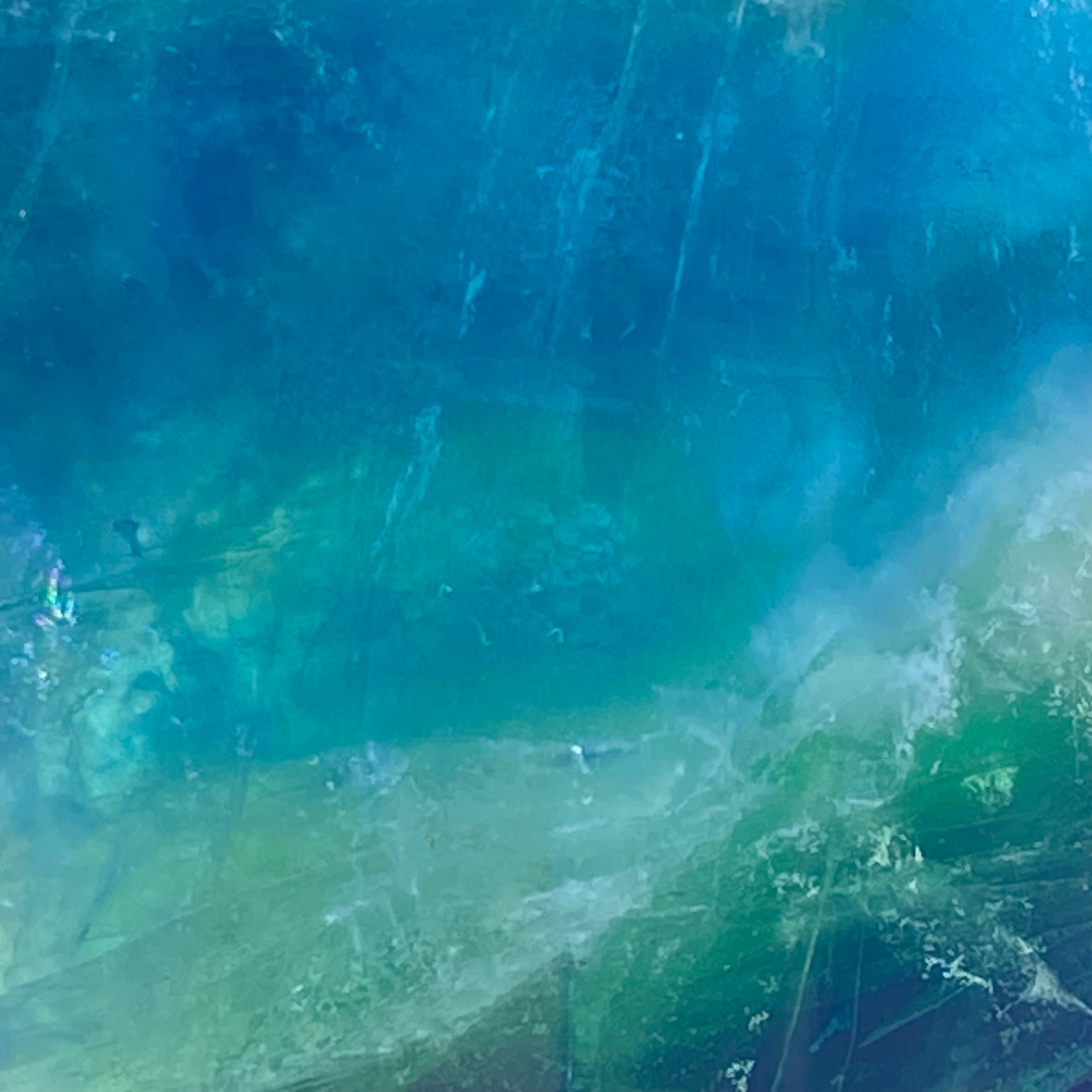 紫綠羽毛螢石柱 | 冥想淨化、靈修療癒