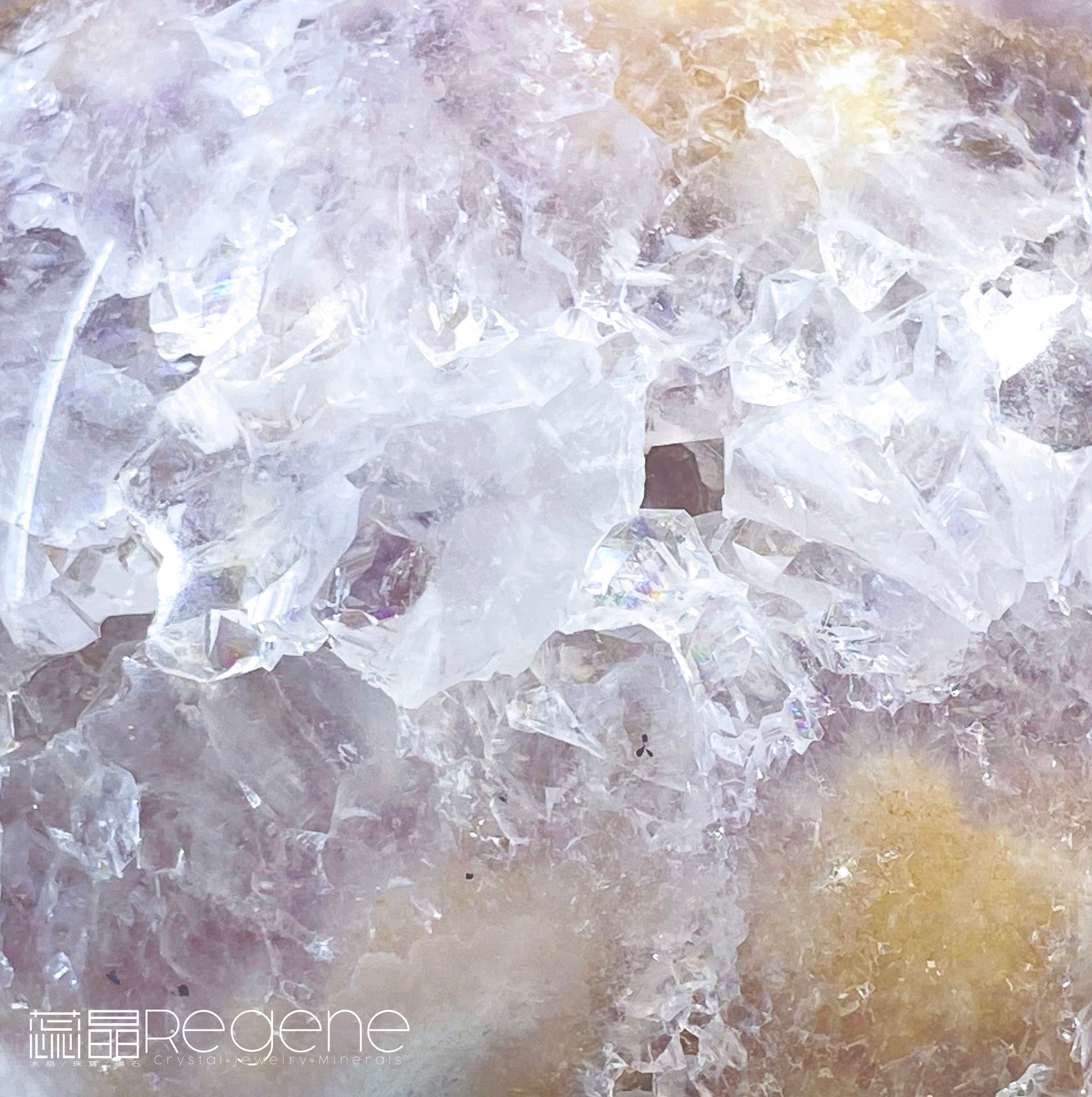 紫櫻花晶洞瑪瑙球